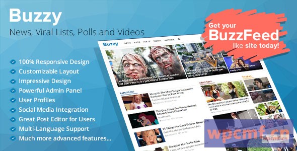 Buzzy v4.0.0 新闻、病毒列表、投票和视频  可代汉化
