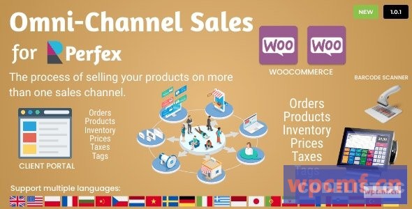 Perfex CRM v1.0.1的全渠道销售 可代汉化