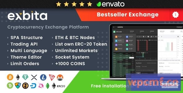 Exbita v2.2.2 加密货币交换脚本 可代汉化
