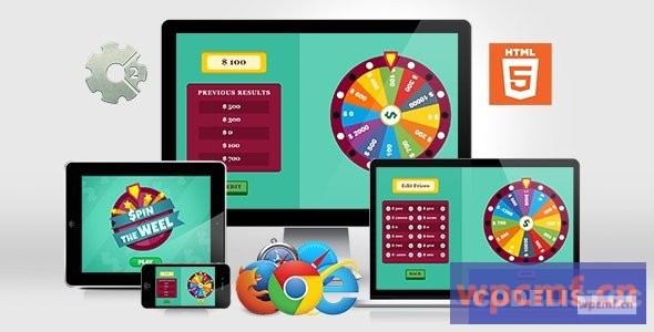 旋转轮v1.0 HTML5游戏 (.capx) 可代汉化