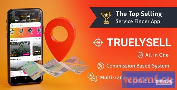TruelySell v1.1.0 点播服务市场，附近的服务查找器和预订网站，Android和iOS 可代汉化