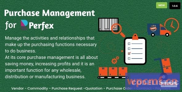 针对Perfex CRM v1.0.6的采购管理 可代汉化