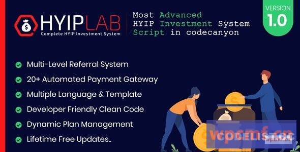 HYIPLAB v1.0 完整的HYIP投资系统 可代汉化
