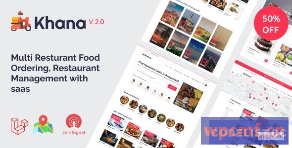 Khana v2.2 多餐厅点菜，Saas餐厅管理 可代汉化