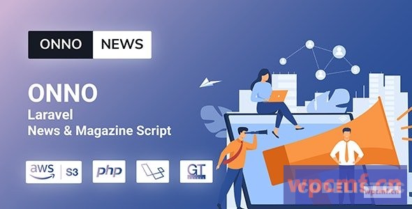 ONNO v1.0.2 Laravel新闻和杂志脚本 可代汉化