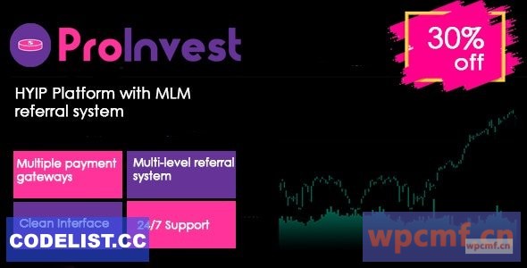 ProInvest v2.4 加密货币和在线投资平台 可代汉化
