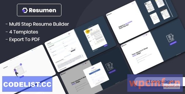 简历v0.1 多步简历生成器 可代汉化