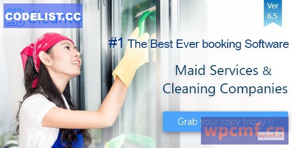 清洁服务v6.5 女佣服务和清洁公司在线预订管理系统 可代汉化