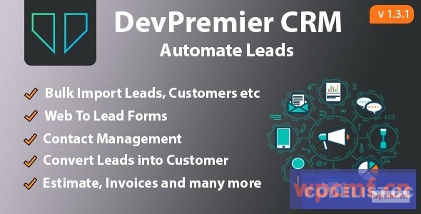 DevPremier CRM v1.3.1 将销售线索转化为客户 可代汉化