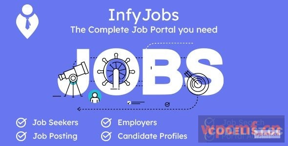 InfyJobs v2.1.0 带有网站的Laravel作业门户脚本 可代汉化