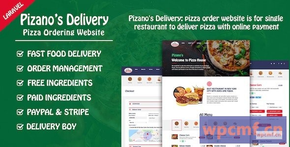 皮萨诺送货1.0版 无限披萨订单网站 可代汉化