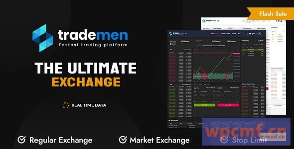 Trademen v1.0.8 终极交易所、实时交易、交易视图、银行、kyc、市场交易所 可代汉化