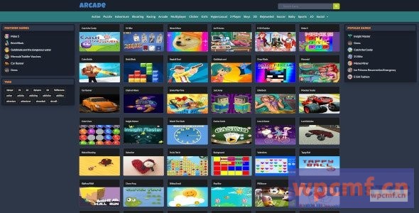 移动响应街机网站脚本v1.6.0 可代汉化