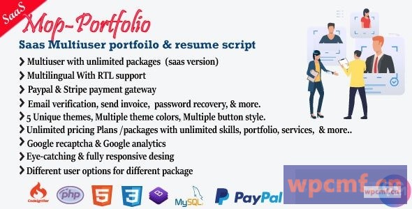 Mop v1.7 我的投资组合/简历/vCard  可代汉化