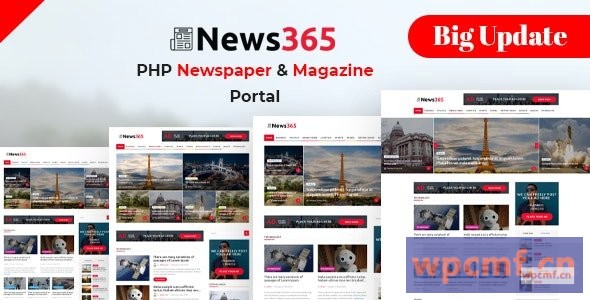News365 v6 带有视频报纸的PHP报纸脚本杂志博客 可代汉化