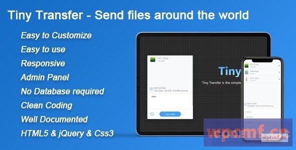 TinyTransfer v1.0 在世界各地发送文件 可代汉化