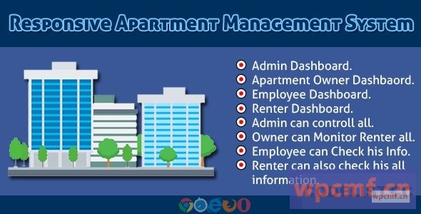 响应式公寓管理系统v3.0 可代汉化