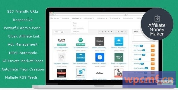 Envato附属赚钱公司v1.4.4 可代汉化