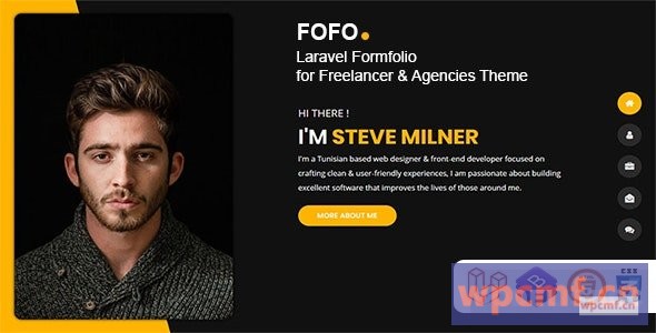 Fofo v1.0 自由职业者和代理主题的Laravel Formfolio 可代汉化