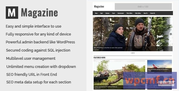 杂志1.0版 在线新闻和杂志内容管理系统 可代汉化