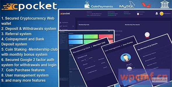 Cpocket v1.2 加密货币钱包 可代汉化