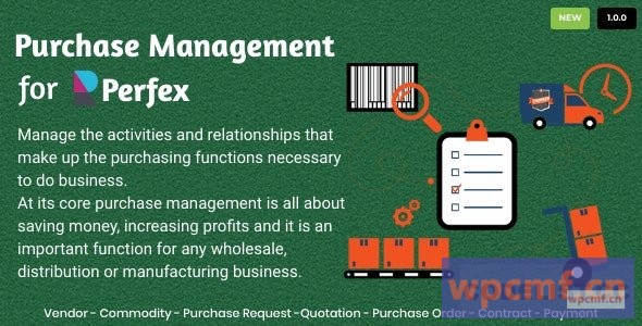 Perfex CRM 1.0版的采购管理 可代汉化