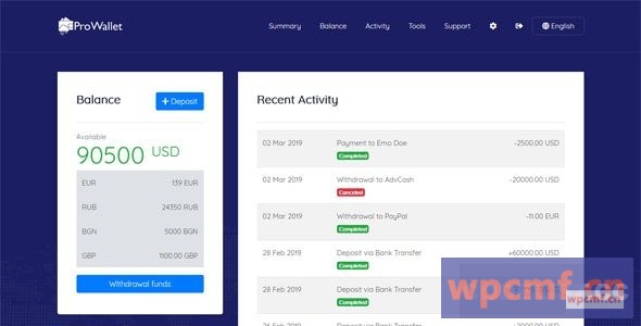 ProWallet v2.0 电子在线钱包 可代汉化