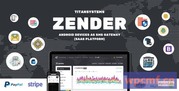 Zender v1.0 作为短信网关的安卓移动设备 (SaaS平台) 可代汉化