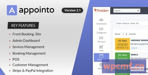 Appointo v2.2.3 预订管理系统  可代汉化