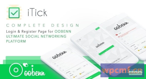 Itic1.0版 oobenn的登录和注册页面 可代汉化