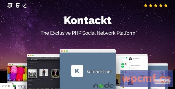 Kont ackt v1.19 独家PHP社交网络平台  可代汉化