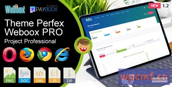 Weboox PRO v1.2 Perfex CRM主题 可代汉化