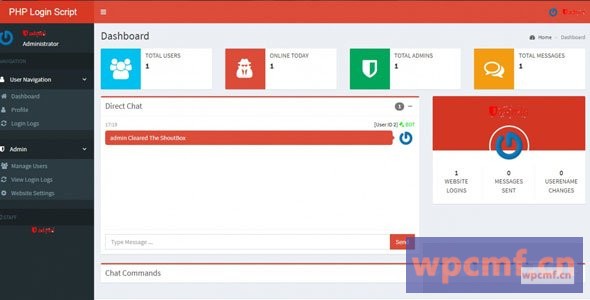 安全的PHP和AJAX登录脚本 可代汉化