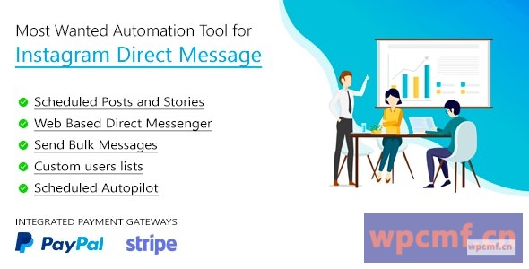 DM Pilot v4.0.1 用于直接消息和预定帖子的Instagram最受欢迎的自动化工具 可代汉化