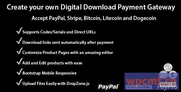 PayPro v1.3.0 您自己的数字下载支付网关 可代汉化