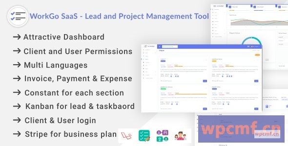 WorkGo SaaS 领导和项目管理工具 可代汉化