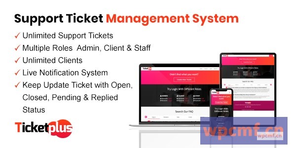 TicketPlus 支持票务管理系统 可代汉化
