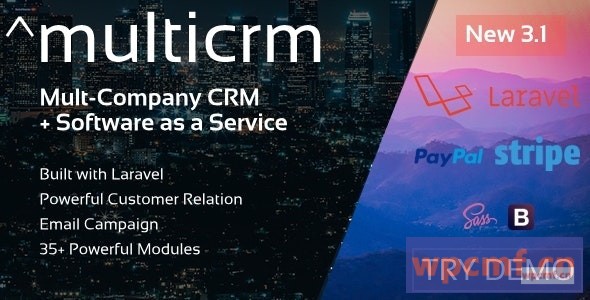 Multicrm v3.1.5 多功能强大的开源CRM 可代汉化