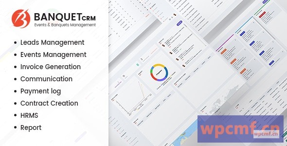宴会CRM v1.0.0 活动和宴会管理Web应用程序 可代汉化