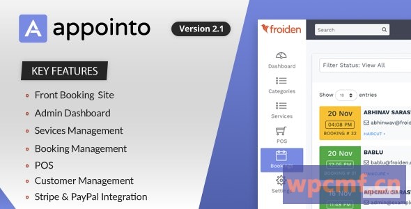 Appointo v2.1.3 预订管理系统  可代汉化