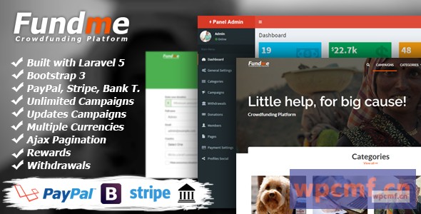 Fundme v3.2 众筹平台 可代汉化