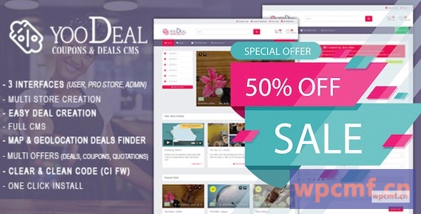 YooDeal v1.2.1 优惠券、交易和在线报价 可代汉化