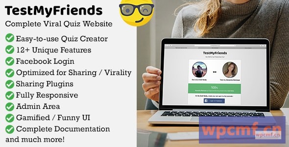 TestMyFriends v1.3.1 完整的病毒朋友测验网站 可代汉化