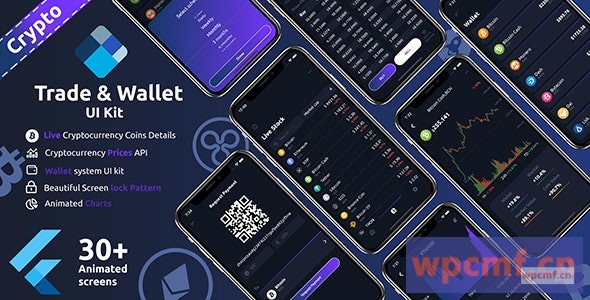 加密贸易和钱包颤音用户界面套件1.0版 可代汉化
