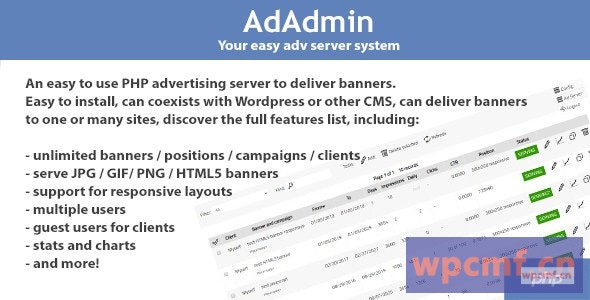 AdAdmin v3.80 简易adv服务器 (广告平台) 可代汉化