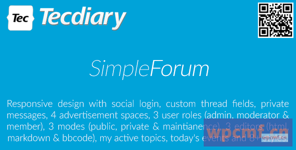 简单论坛v1.3.7 响应公告板 可代汉化