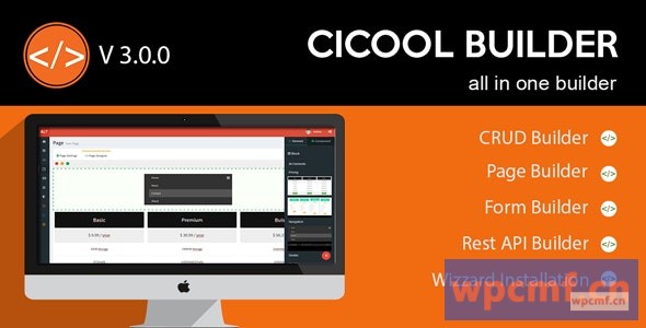 Cicool v3.0.0 页面、表单、Rest API和CRUD生成器 可代汉化