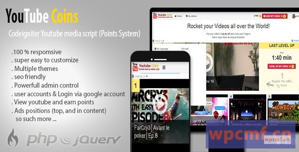 YouTube硬币v2.0.0 (媒体脚本 + 积分系统) 可代汉化