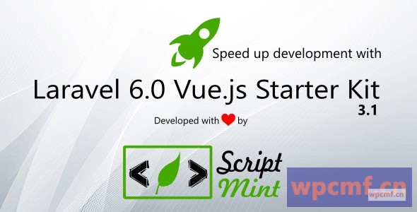 Laravel 6.0 Vue.js SPA Bootstrap管理入门套件 可代汉化