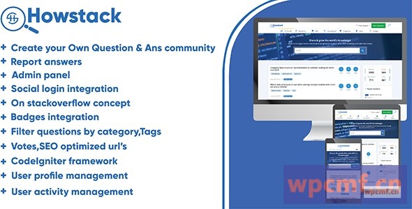 HowStack v1.0 问答平台 可代汉化